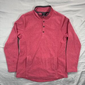 Charles River Apparel Fleece 1/4 Pullover Womens M Gorpcore Comfy